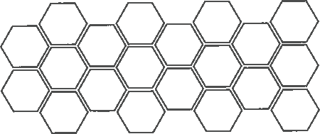 black honeycomb graphic